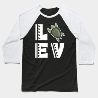 Cute love turtle t shirt funny turtle lover gifts for kids Baseball T-Shirt